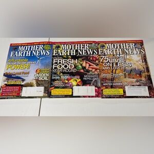Mother Earth News Magazine Bundle Issues 222- 224 (07/2007-11/2007)